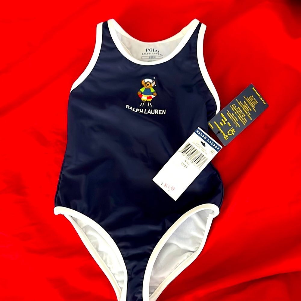 2T swimsuit Polo NWT